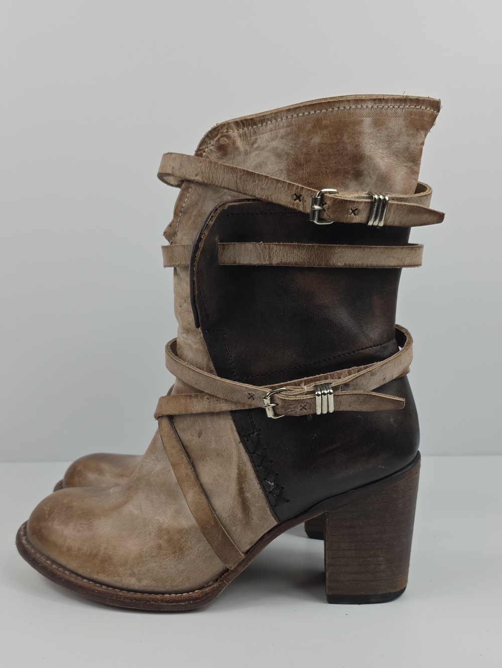 Freebird By Steven Baker Leather Women's Boots Size 9 - Picture 9 of 13